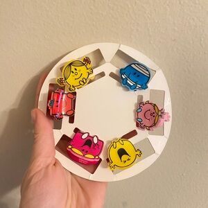 Colorful Character small hair clips